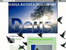 Tablet Screenshot of igrejabatistashalom-sbc.blogspot.com