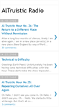 Mobile Screenshot of altruisticradio.blogspot.com