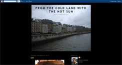 Desktop Screenshot of coldlandhotsun.blogspot.com