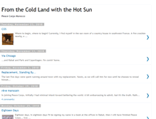 Tablet Screenshot of coldlandhotsun.blogspot.com