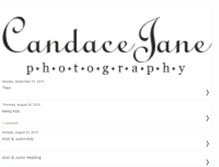 Tablet Screenshot of candacejanephotography.blogspot.com