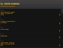 Tablet Screenshot of elgransabina.blogspot.com