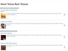 Tablet Screenshot of metal-tattoo-rock-tattoos.blogspot.com