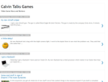 Tablet Screenshot of calvintalksgames.blogspot.com