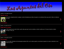 Tablet Screenshot of losapuntesdeloso.blogspot.com