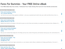 Tablet Screenshot of forexfordummiesebook.blogspot.com