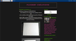 Desktop Screenshot of floerbycreations.blogspot.com