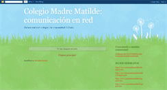 Desktop Screenshot of colegiomadrematilde.blogspot.com