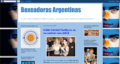 Desktop Screenshot of boxeadorasargentinas.blogspot.com