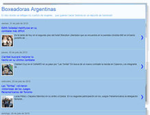 Tablet Screenshot of boxeadorasargentinas.blogspot.com
