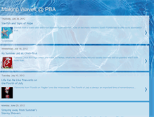 Tablet Screenshot of makingwavesatpba.blogspot.com