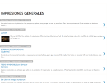 Tablet Screenshot of impresionesgenerales.blogspot.com