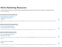 Tablet Screenshot of niche-it.blogspot.com