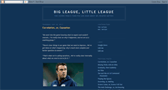 Desktop Screenshot of bigleaguelittleleague.blogspot.com