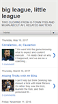 Mobile Screenshot of bigleaguelittleleague.blogspot.com