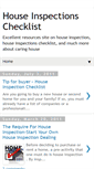 Mobile Screenshot of houseinspectionchecklist.blogspot.com
