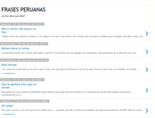 Tablet Screenshot of frasesperuanas.blogspot.com