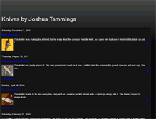 Tablet Screenshot of jtknives.blogspot.com