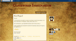 Desktop Screenshot of clockwork-imaginarium.blogspot.com