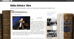 Desktop Screenshot of hablacabezadelibro.blogspot.com