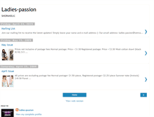 Tablet Screenshot of ladies-passion.blogspot.com