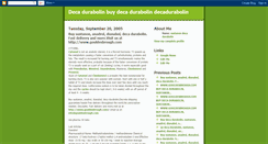 Desktop Screenshot of decadurabolinsustanon.blogspot.com