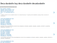 Tablet Screenshot of decadurabolinsustanon.blogspot.com