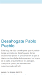 Mobile Screenshot of desahogo-pueblo.blogspot.com