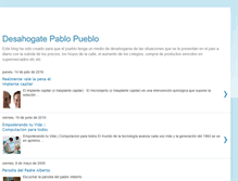 Tablet Screenshot of desahogo-pueblo.blogspot.com