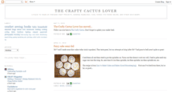 Desktop Screenshot of craftycactuslover.blogspot.com