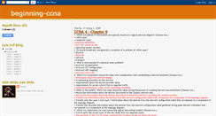 Desktop Screenshot of beginning-ccna.blogspot.com
