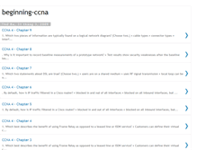 Tablet Screenshot of beginning-ccna.blogspot.com