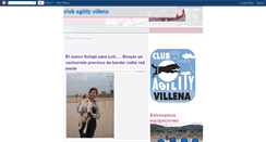 Desktop Screenshot of clubagilityvillena.blogspot.com