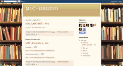 Desktop Screenshot of mtc-direito.blogspot.com