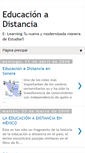 Mobile Screenshot of eduacacionadistancia.blogspot.com