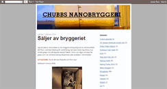 Desktop Screenshot of chubbsnanobryggeri.blogspot.com