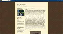 Desktop Screenshot of lotzallamas.blogspot.com