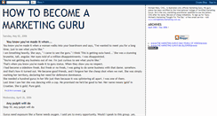 Desktop Screenshot of michaelkielymarketingguru.blogspot.com