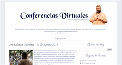 Desktop Screenshot of conferencias-virtuales.blogspot.com