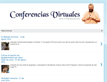 Tablet Screenshot of conferencias-virtuales.blogspot.com