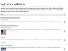 Tablet Screenshot of kasihkiranacollection.blogspot.com