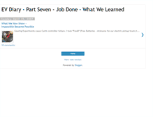 Tablet Screenshot of ev-diary-experiment.blogspot.com