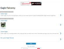 Tablet Screenshot of eaglefalconry.blogspot.com