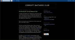 Desktop Screenshot of corruptbastards.blogspot.com