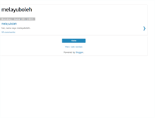 Tablet Screenshot of melayuboleh.blogspot.com