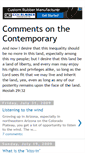 Mobile Screenshot of commentsonthecontemporary.blogspot.com