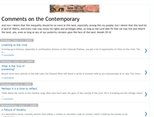 Tablet Screenshot of commentsonthecontemporary.blogspot.com