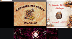 Desktop Screenshot of canariosdelchaco.blogspot.com