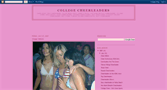 Desktop Screenshot of collegecheerleaders.blogspot.com