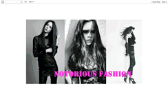 Desktop Screenshot of notoriousfashion.blogspot.com